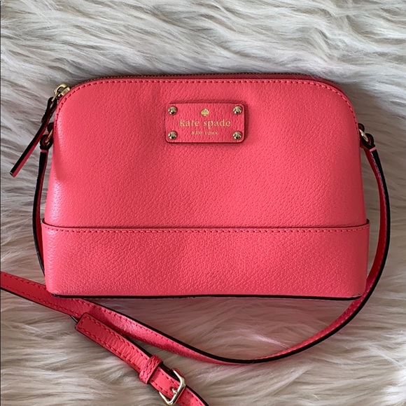 kate spade bright pink handbag